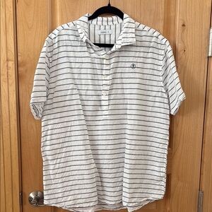 Elemento Uomo-  Men's White Striped Shirt